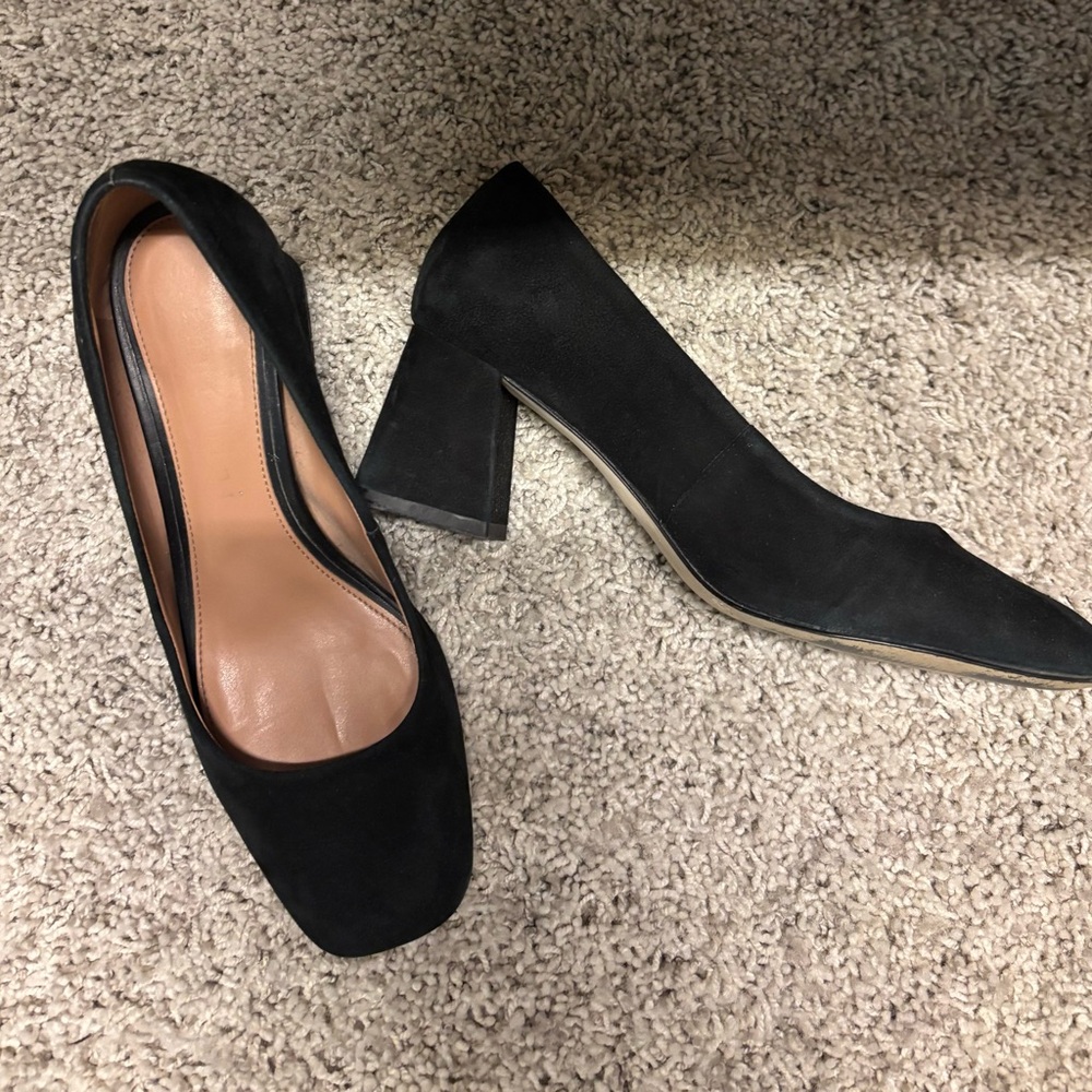 Gianni Bini Black Block Heel Shoes